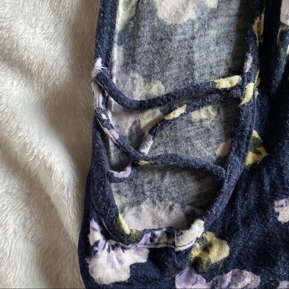 LA Hearts Floral Strappy Muscle Tank, Small - Picture 7 of 10